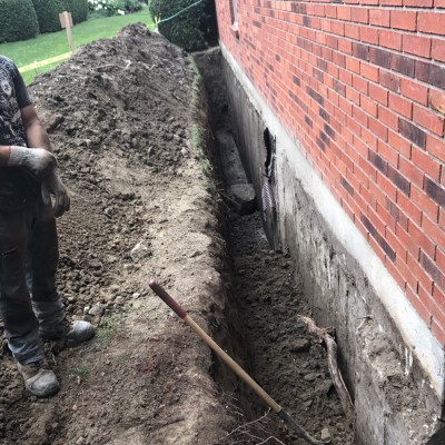 Foundation excavation