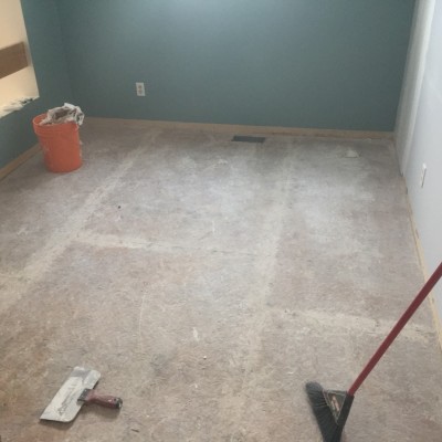 Laminate Floor Before